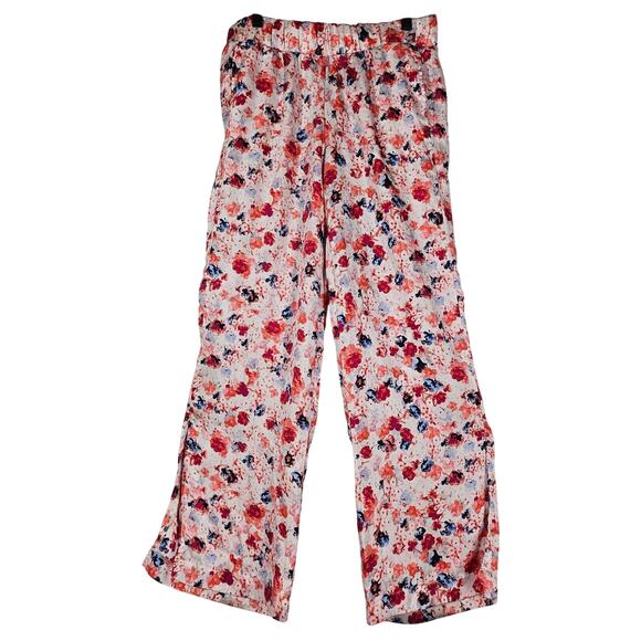 NINE EIGHT WOMEN'S PULL-ON PALOOZA FLORAL PANT – SIZE SMALL, 100% POLYESTER - Picture 1 of 10